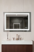 Bathroom Mirror with Wall-Mount & Led
