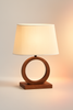 Wooden Base Table Lamp